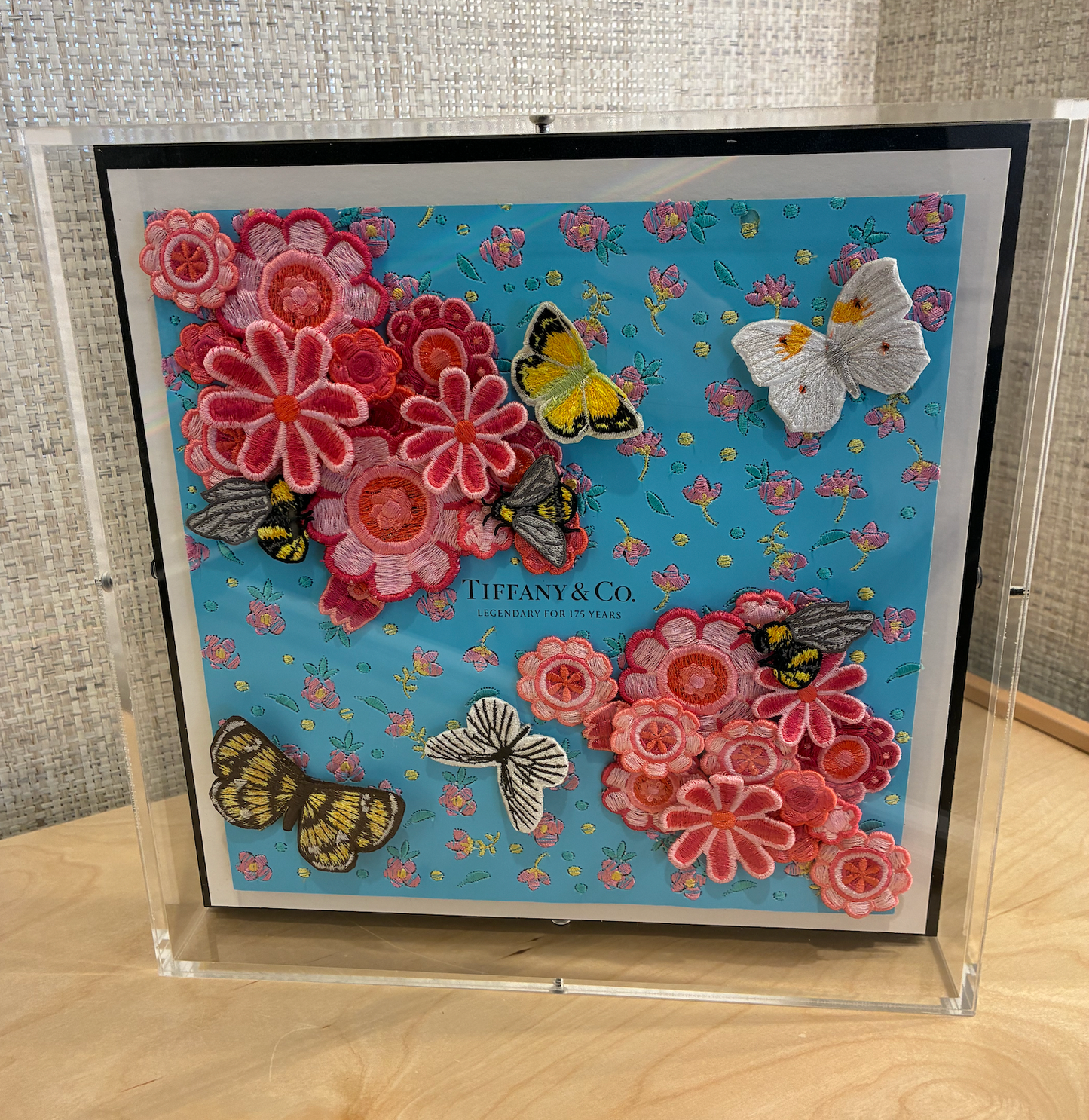 Stephen Wilson Tiffany Floral 12" X 12"