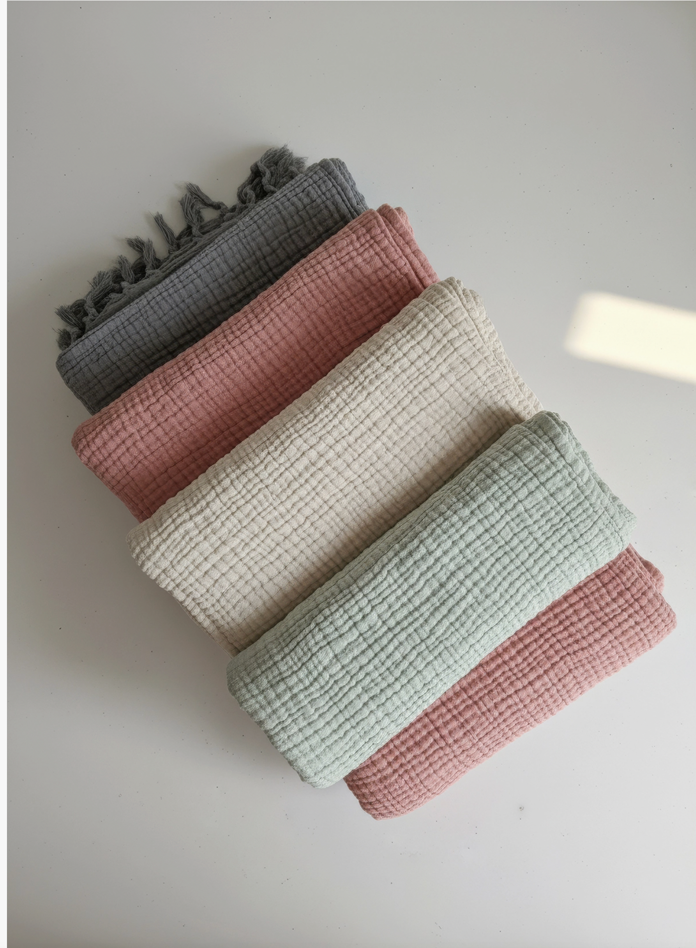 Muslin Cotton Throw- Cinnamon