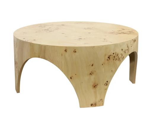 Burlwood Coffee Table