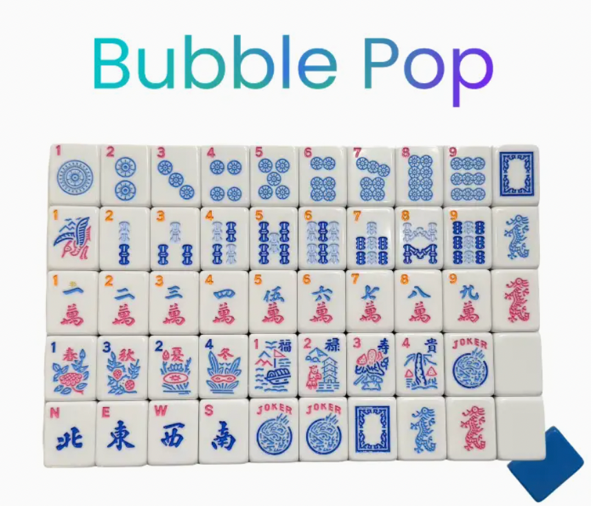 Bubble Pop Mahjong Set