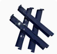 Dark Blue Mahjong Rack and Pusher