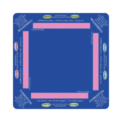 Blue Ribbon Mahjong Mat