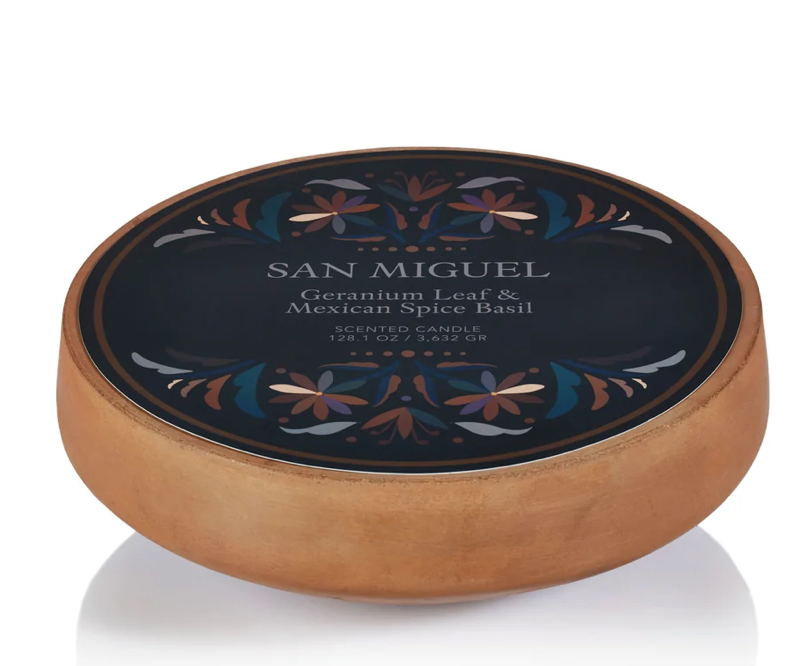 San Miguel Outdoor Concrete Scented Candle - Terracotta Finish - 13 wicks
