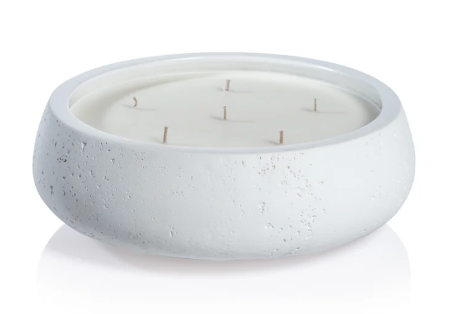 Côte d'Azur White Concrete Scented Candle - 6 Wick 45.5 oz