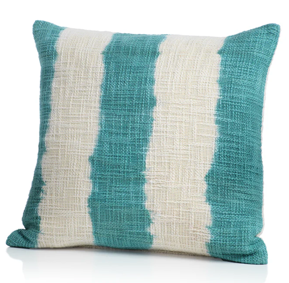 18x18- Paros Tie Dye Throw Pillow Blue