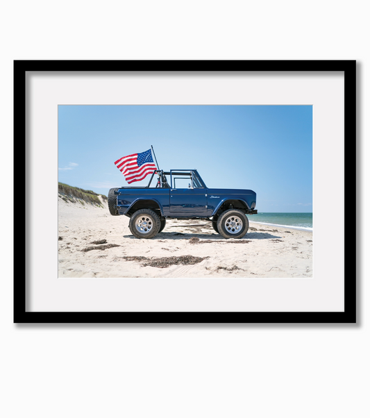 American Beach Black Frame