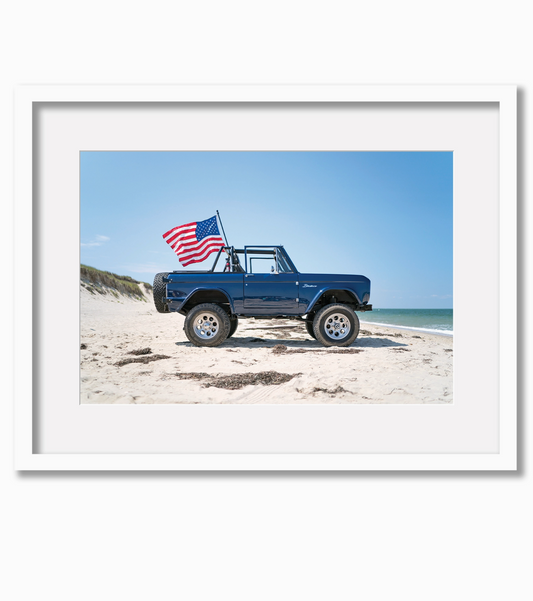 American Beach White Frame