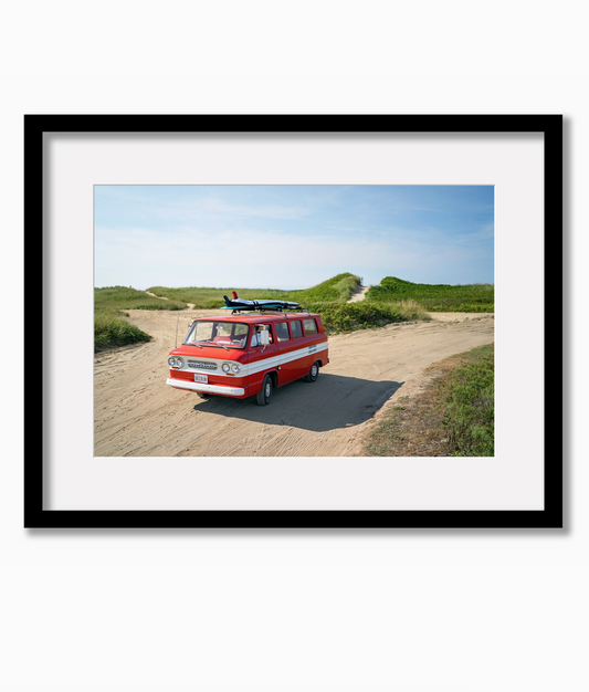 Beer Run Beach Black Frame