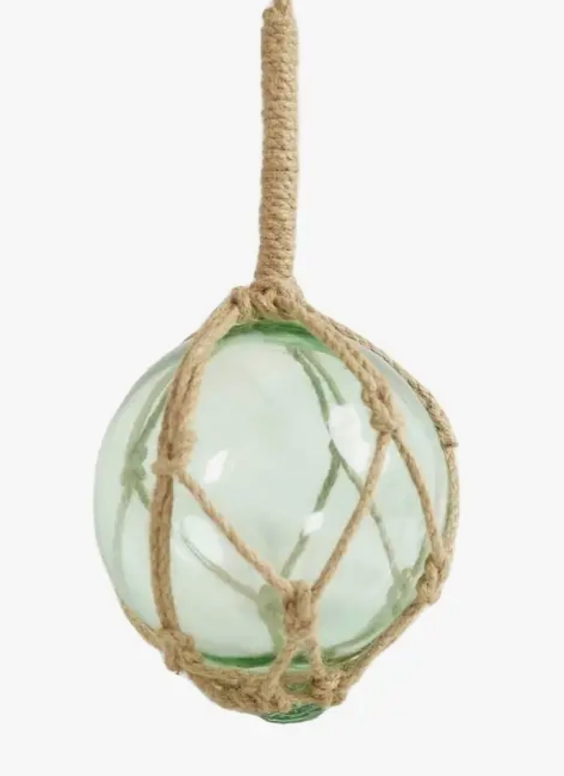 Japanese Glass Ball Seafoam 6"