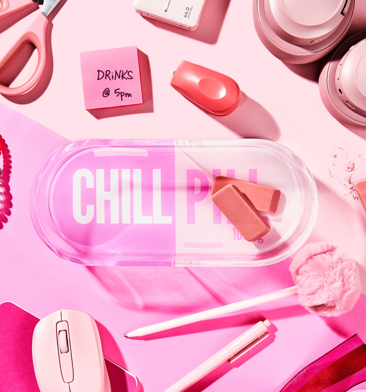 Chill Pill Tray Pink