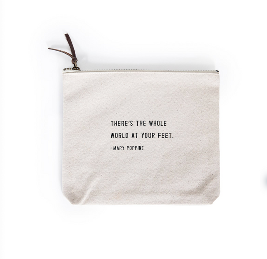 Mary Poppins Canvas Zip Bag