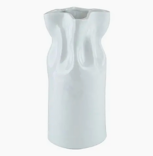 Cinched Ceramic Vase