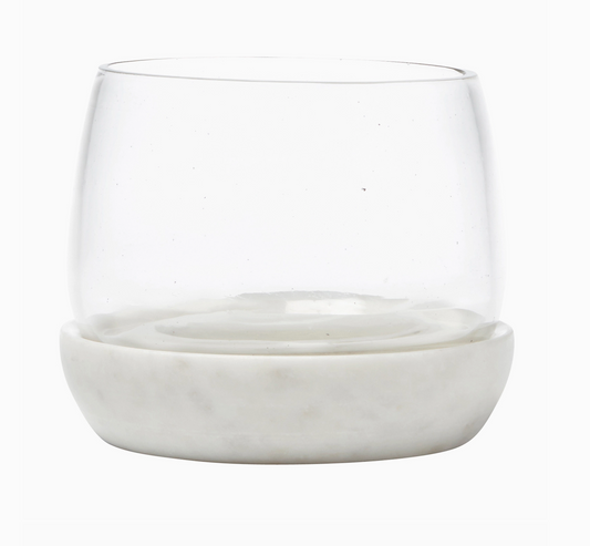 Small Marble Glass Bowl