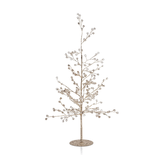 Small Beaded Gold Tree