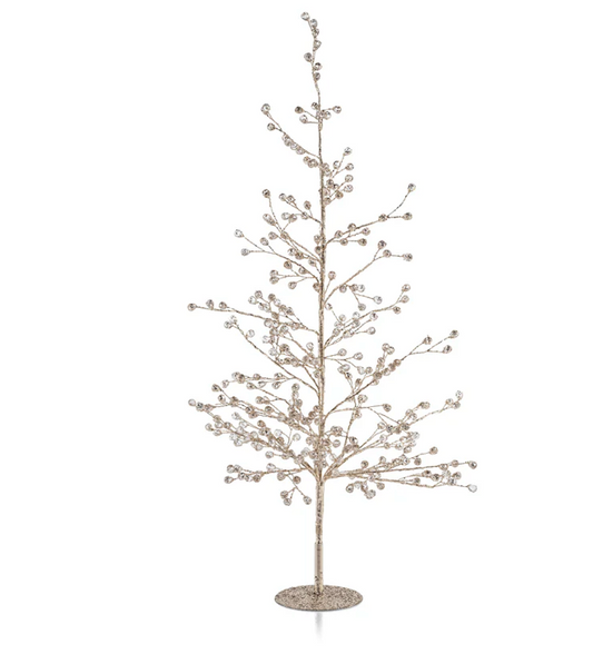 Large Beaded Gold Tree