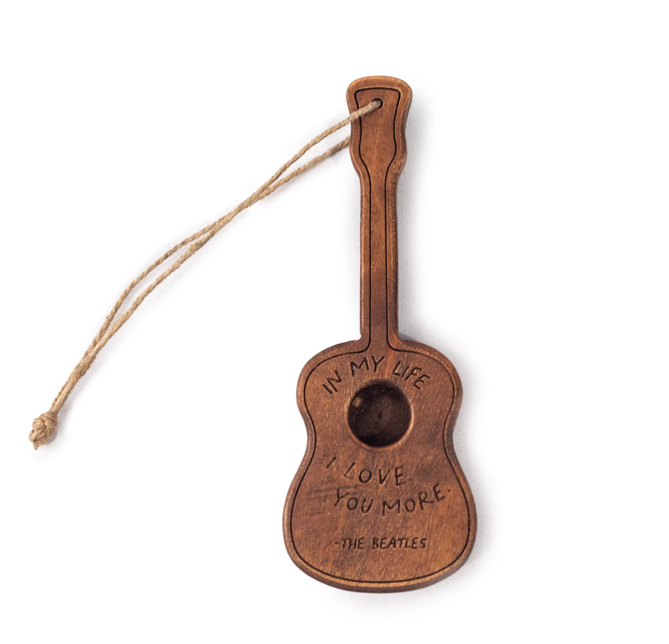 Wood Guitar Ornament