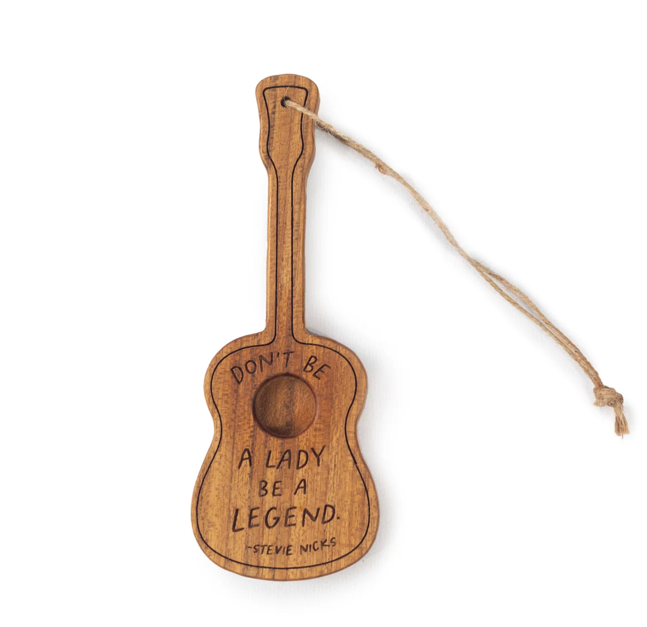Wood Guitar Ornament