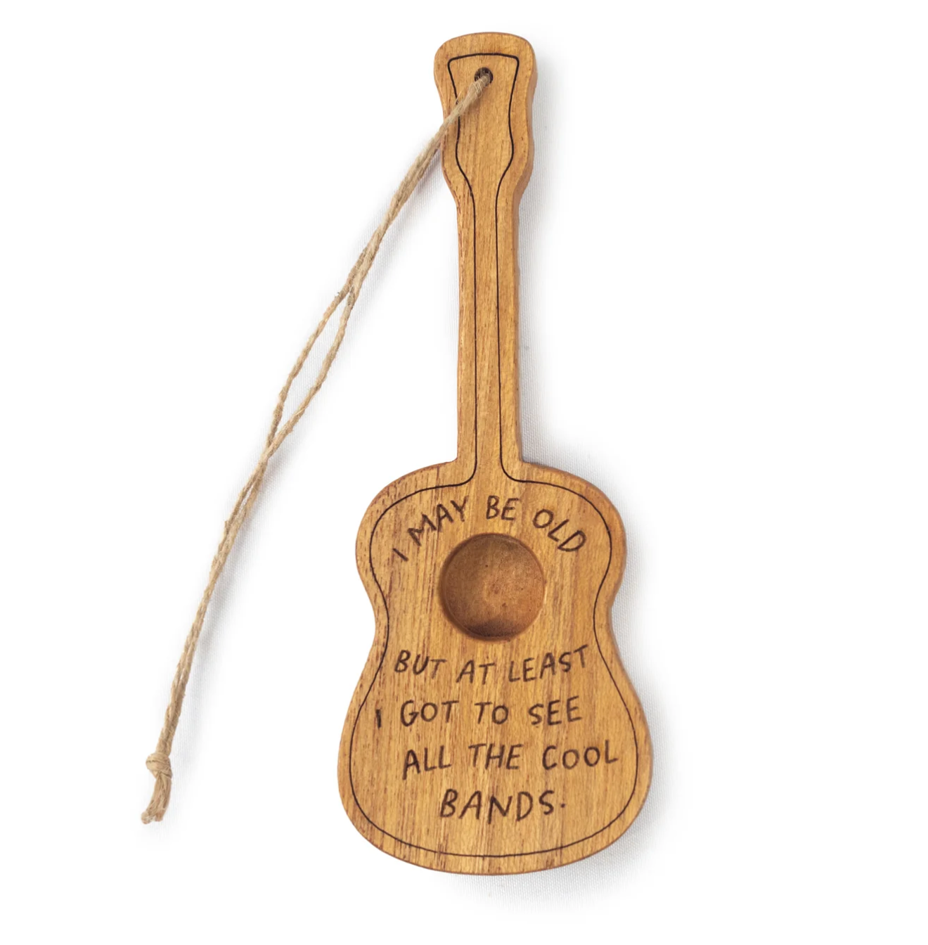 Wood Guitar Ornament