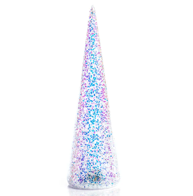 Large White Sequin Tree