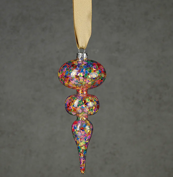 Pointed Multi Sequin Ornament