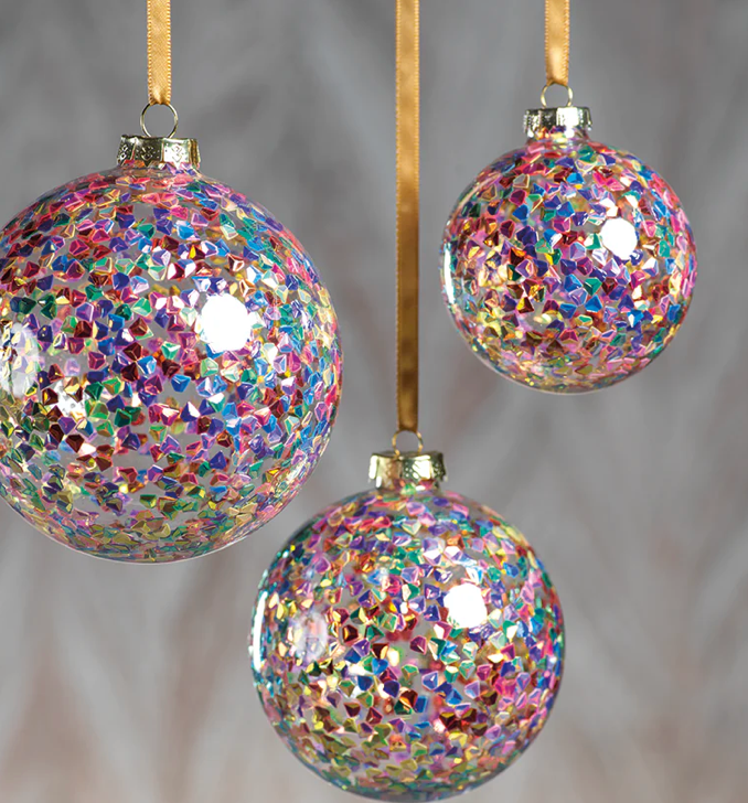 Large Multi Sequin Ornament