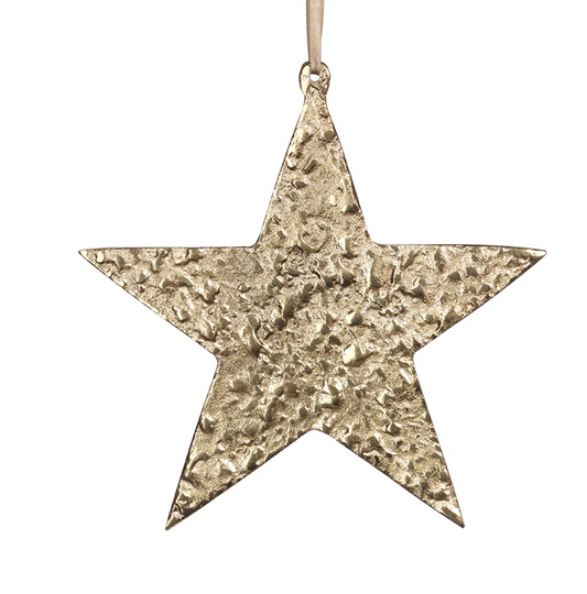 Large Gold Star Ornament