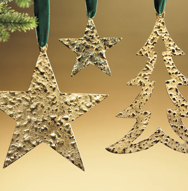 Large Gold Star Ornament