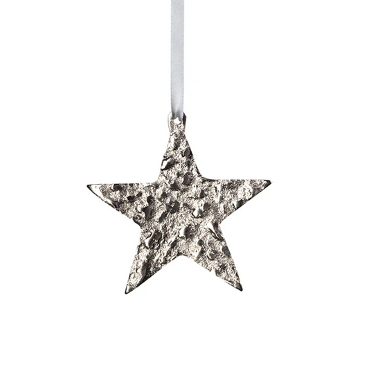 Small Nickel Star Ornament