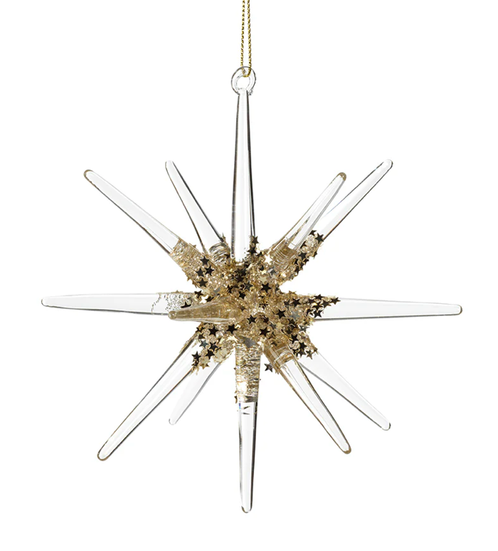 Large Snowflake Gold Ornament