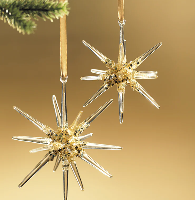 Large Snowflake Gold Ornament