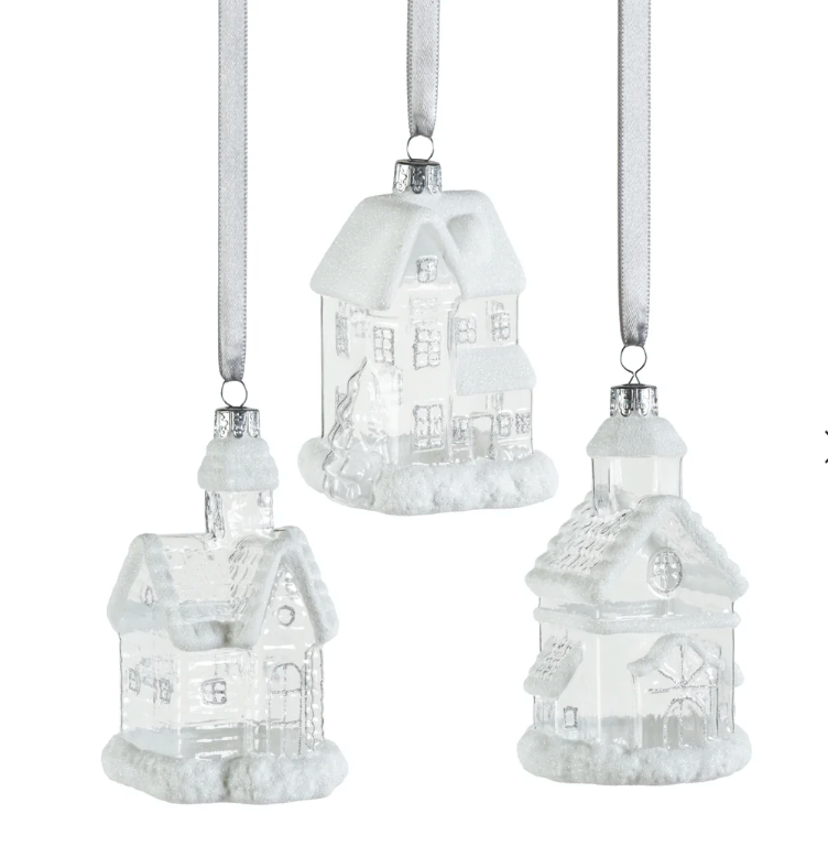 Glass House Ornament