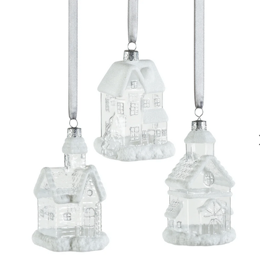 Glass House Ornament