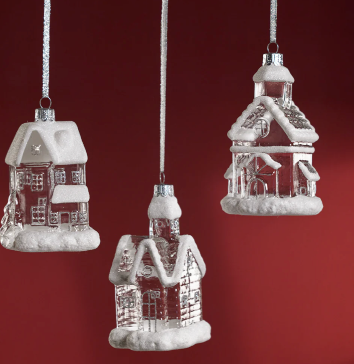 Glass House Ornament