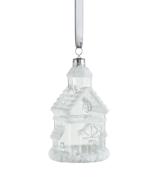 Glass House Ornament