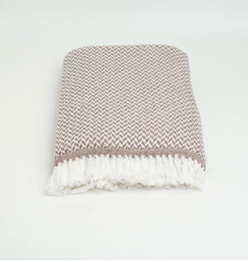 Cashmere Reversible Luxury Blanket Travel Throw